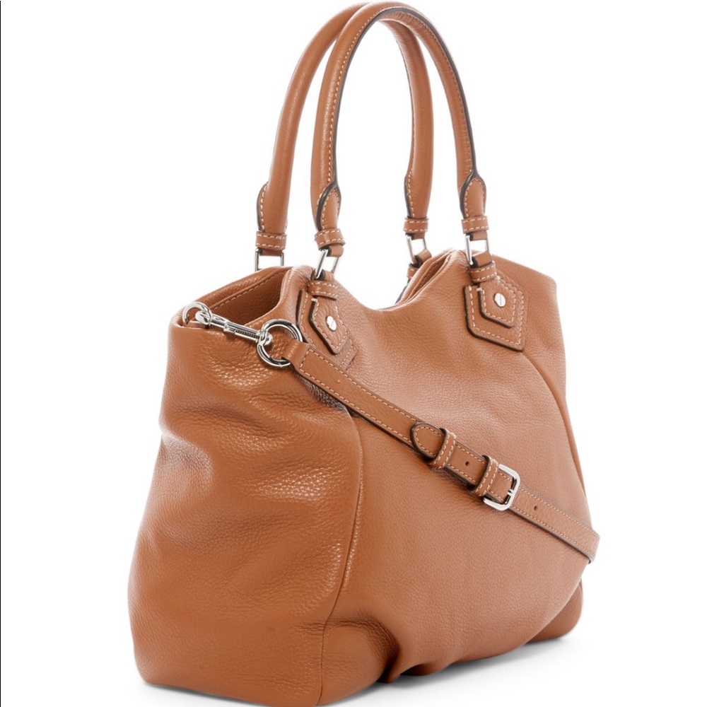 NWT MARC JACOBS Tan Pebble Leather Shoulder Bag / Purse - Picture 5 of 8